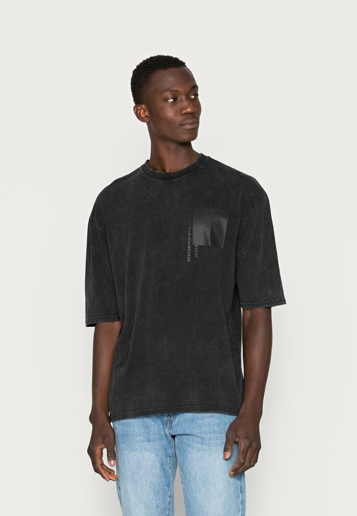 REDEZIGN UNISEX - Print T-shirt - Black 3 REDEZIGN UNISEX - Print T-shirt - Black