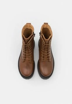 Zign Platform Ankle Boots - Cognac -Zign fa08aacd7a7f49178c1b094cadffa318