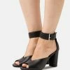 Zign LEATHER - High Heeled Sandals - Black -Zign fb530d999a4443a9a25ebd3ec851cf63