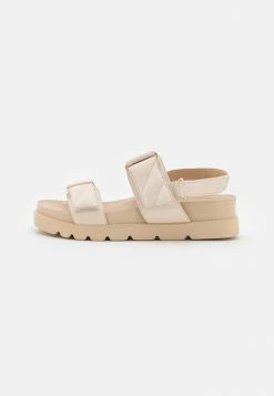 Zign LEATHER - Platform Sandals - Beige -Zign fbd6c9a97dfa48d28e04de95f514c973