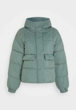 Zign SHORT OVERSIZE PUFFER - Winter Jacket - Dark Green -Zign fd4a18ce5eb4446684c1558d97870add