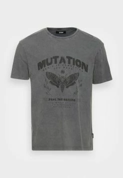 Zign MUTATION GRAPHIC T-SHIRT - Print T-shirt - Grey -Zign fefceade71424d18a7dcb14e751b720e