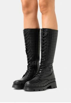 Zign Platform Boots - Black
