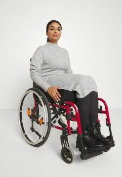 Zign Jumper Dress - Mottled Grey -Zign ff9694076b3540c8a2978d819dc30e12