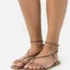 Zign T-bar Sandals - Taupe -Zign ffd707bcb33f4976bd2c09c073e9d969